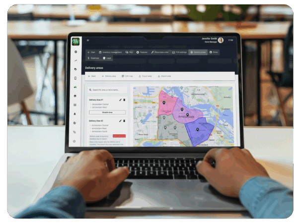 New York Pizza headquarters dashboard for managing restaurant chains